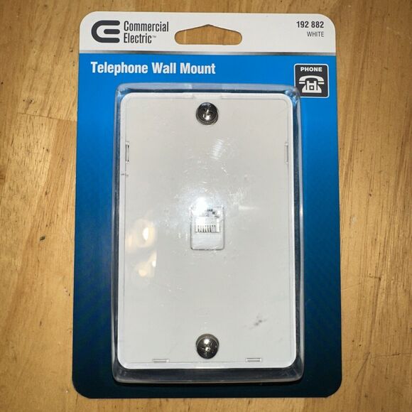 Other - NIB Commercial Electric Telephone Phone Landline Wall Mount White 192-882